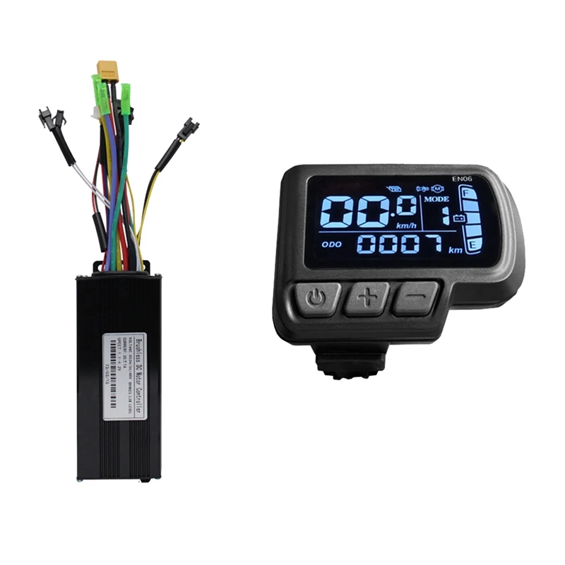 

Ebike Motor Controller LCD LED Display 36V 48V 30A 750W 1000W 2 Model Sinewave Controller Black Modification Parts