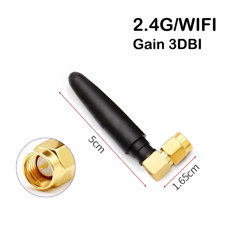 1pcs 2.4G WiFi Antenna Bluetooth ZigBee Signal Booster 4dbi External High Gain A