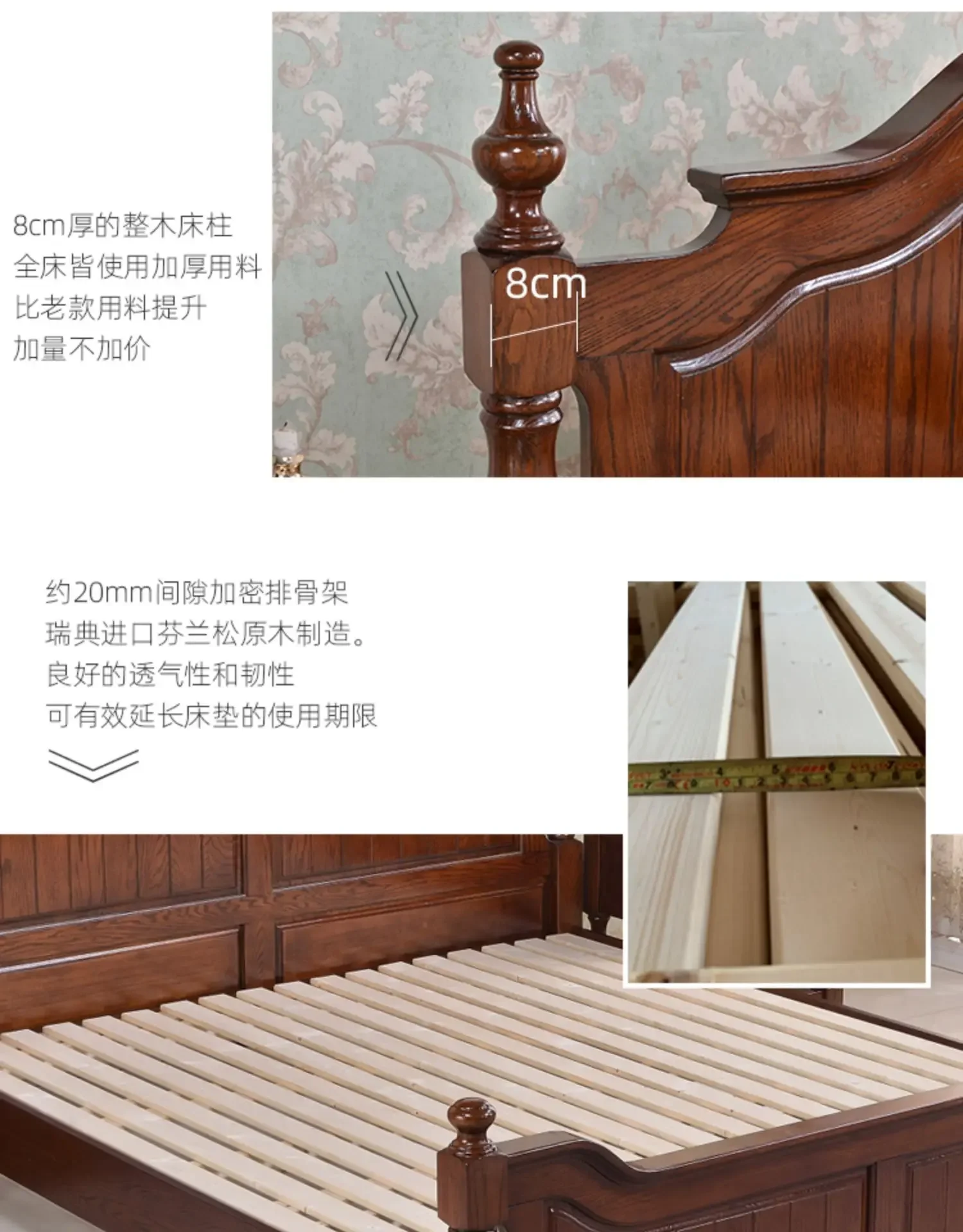 Modern Design Twin Bed Frame Wooden Soft Sale Full Size Bedroom Bed Bases Double Headboards Camas De Dormitorio Home Furniture