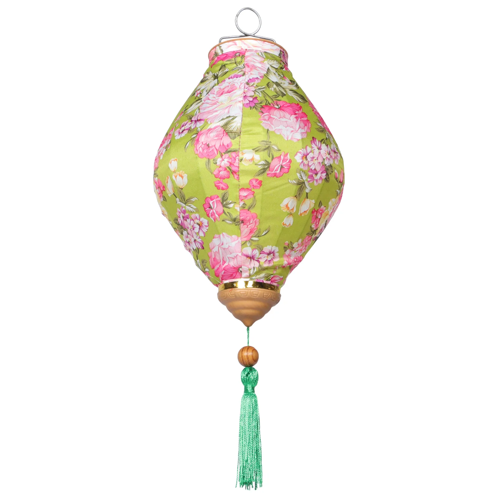 

Silk Lantern Oriental Chinese Or Japanese Hanging Paper Lanterns Silk Cloth Floral Pattern Lantern Festival Decoration