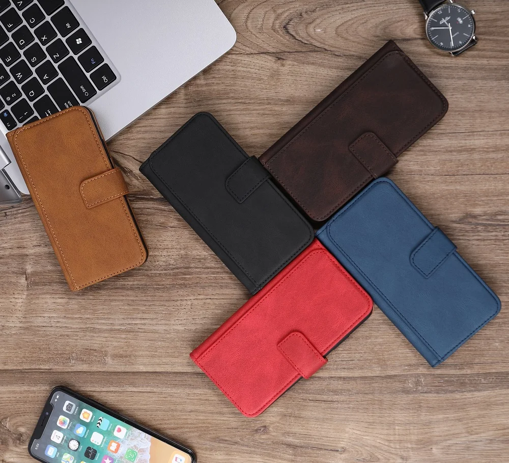 Leather Wallet Phone Case Cover