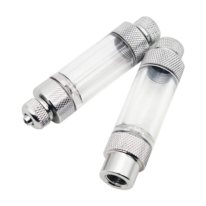 Aquarium CO2 Bubble Counter Double Head Check Valve Fish Tank CO2 Regulator Diffuser System Kit Reactor Air Pump Accessories co2 regulator