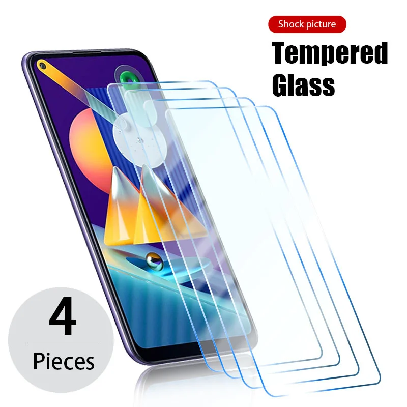 

4PCS screen protector for Samsung galaxy A40 A20 A10 A50 A70 A30 protector glass for Galaxy A30S A20S A20e A10S A10e glass