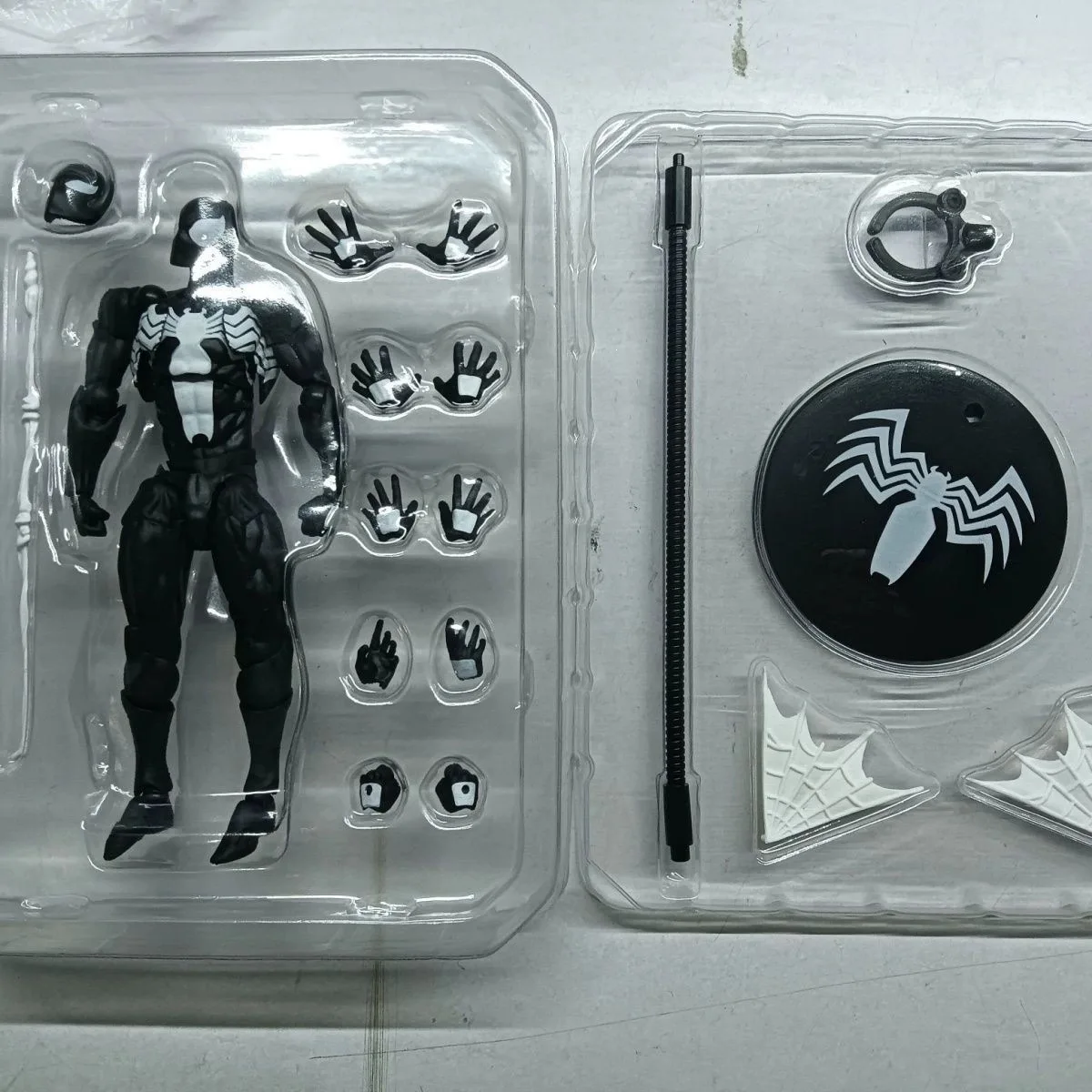 Spider Man Venom Symbiote Action Figure Movable Joints Collectible Model Desktop Decoration For Adult Hobby Display