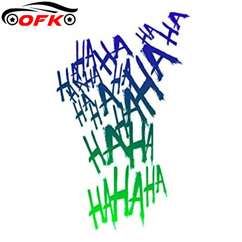 Ofk Joker Graphics Anime Vinyl Car Stickers E Decalcomanie Impermeabile Trunk Hood Jdm Window Bumper Rv Van Decor 13Cm * 9.7Cm