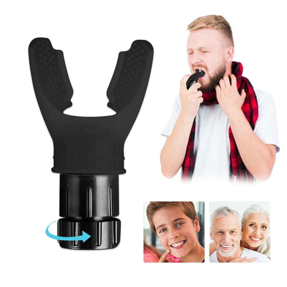 Nuovo Sport Breathing Trainer Esercizio Polmone Viso Bocchino Respiratore Attrezzature Per Il Fitness Per La Casa Accessori Per La Cura Sana