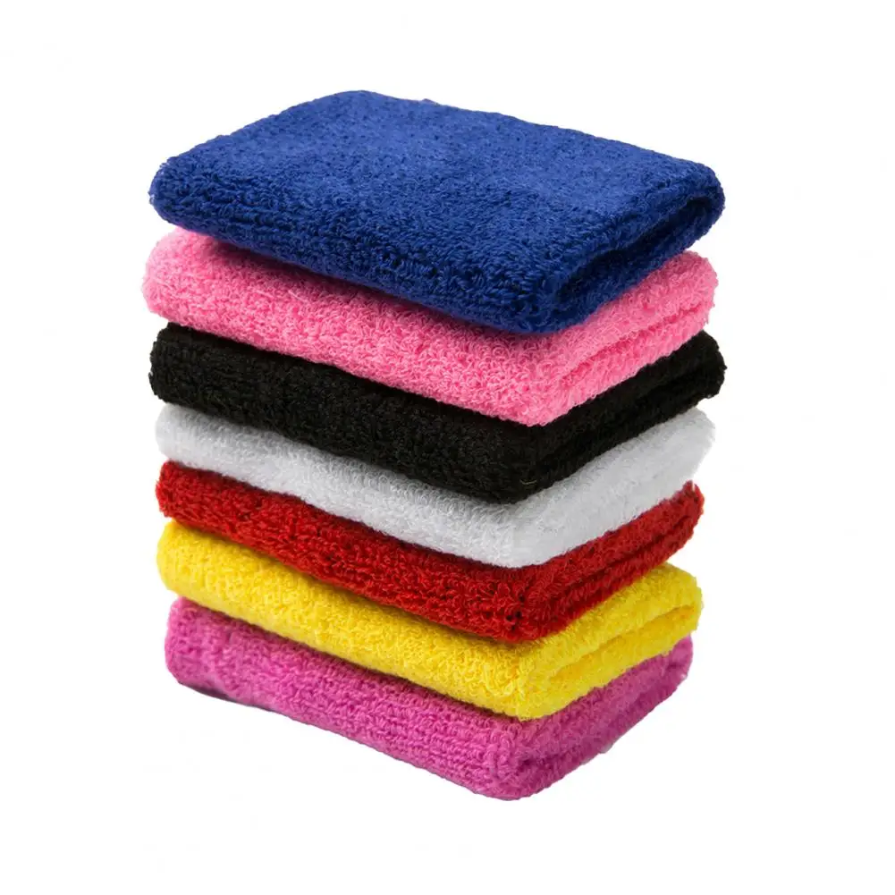 

1Pc Men Women Wrist Guard Wrist Sweatband Tennis Sport Wristband Volleyball Gym Wrist Brace Support Sweat Band Towel Protector