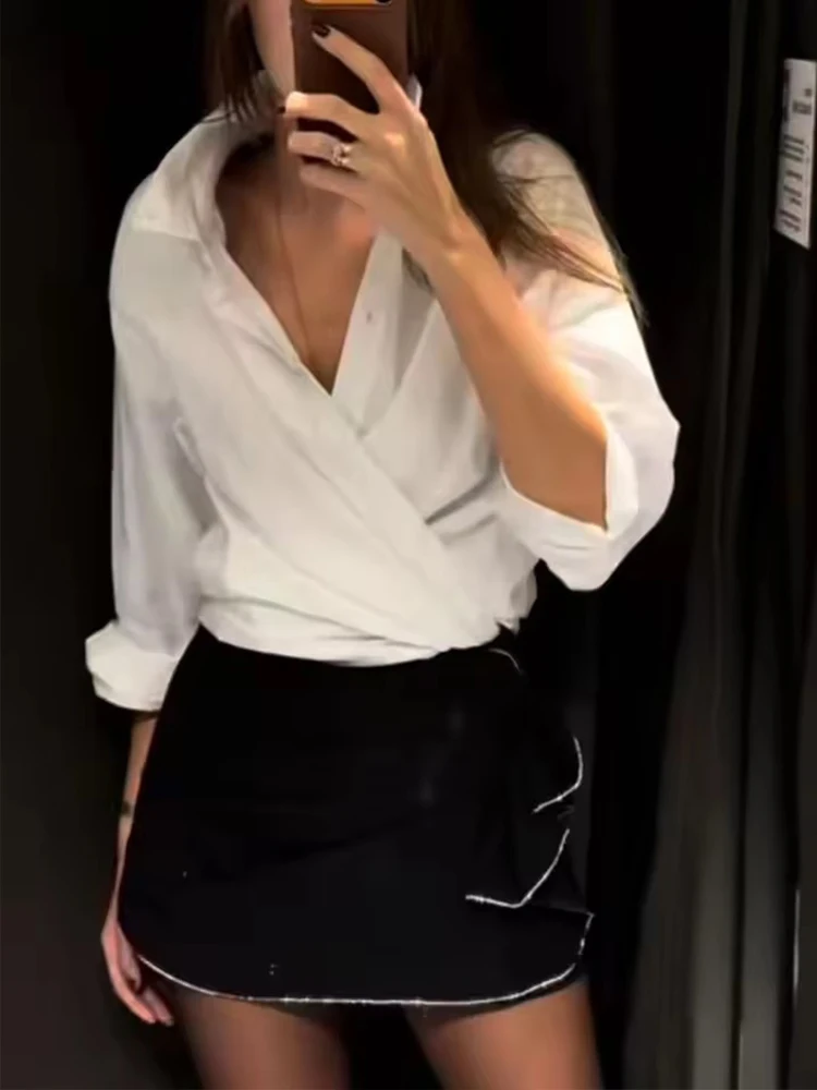 Elegant Bright Bead High Waist Mini Skirt Women Fashion Pleated Skirt Shorts Woman Y2k Streetwear Y2K Casual Ladies Skorts ﻿