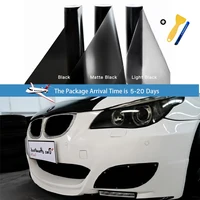 Car Headlight Tint Film Self-Adhesive Light PVC Vinyl Black Sticker Tailing Lamp Mods Stickers Decal Sticker For BMW For Tesla 1
