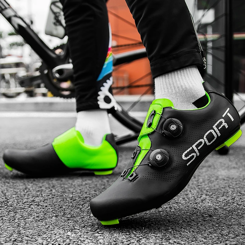 Cycling Shoes Self-Locking Racing Road Bike Shoes MTB Flat Sneakers Men Bicycle SPD Cleat Sport Unisex