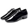 Men's Soft Latin Dance Shoes Modern Dance plus-size 2.5cm heel For Boy Ballroom Tango Children Man Black dance shoes Soft Sole 1