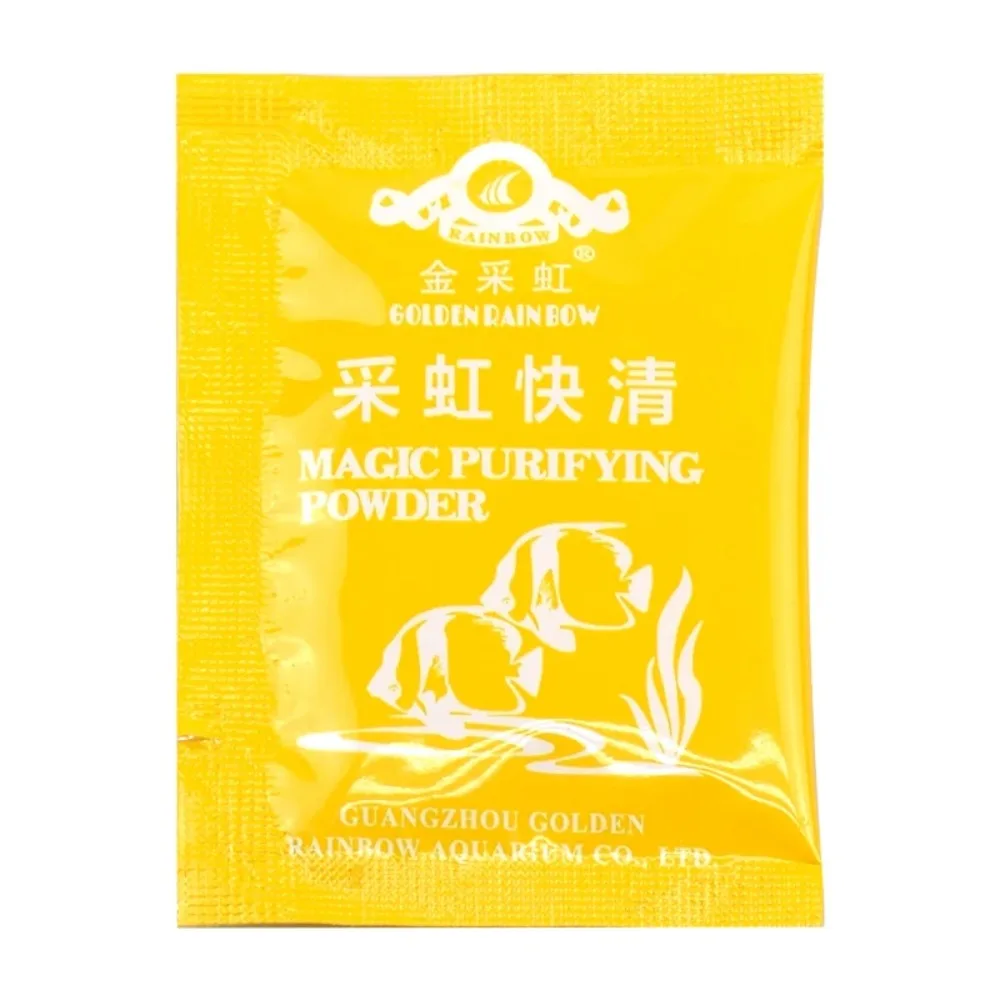 Description Picture 2 of item5 pcs Healthy Fish Tank Purifying Powder Reduces the Need Removes Odor Purifying Accessories Tank Water Cleaner