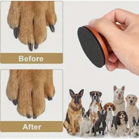 Dog Nail File Manual Wooden Pet Grooming Dogs Scratching Board Grinding Claw Pet Claw Care for Puppy Nail Care Outdoor Indoor 1
