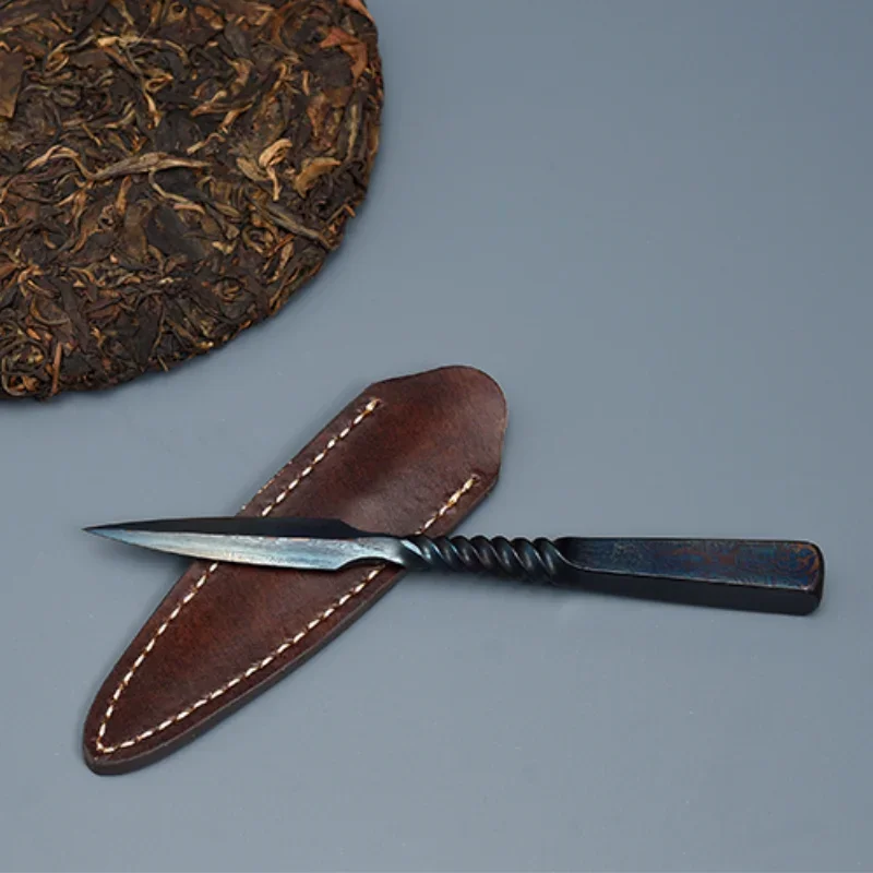 Handmade Metal Tea Knife Ceremony Prying Luxury Vintage Creative Chinese Puer Tea Knife Oolong Green Te Verde Chino Teaware