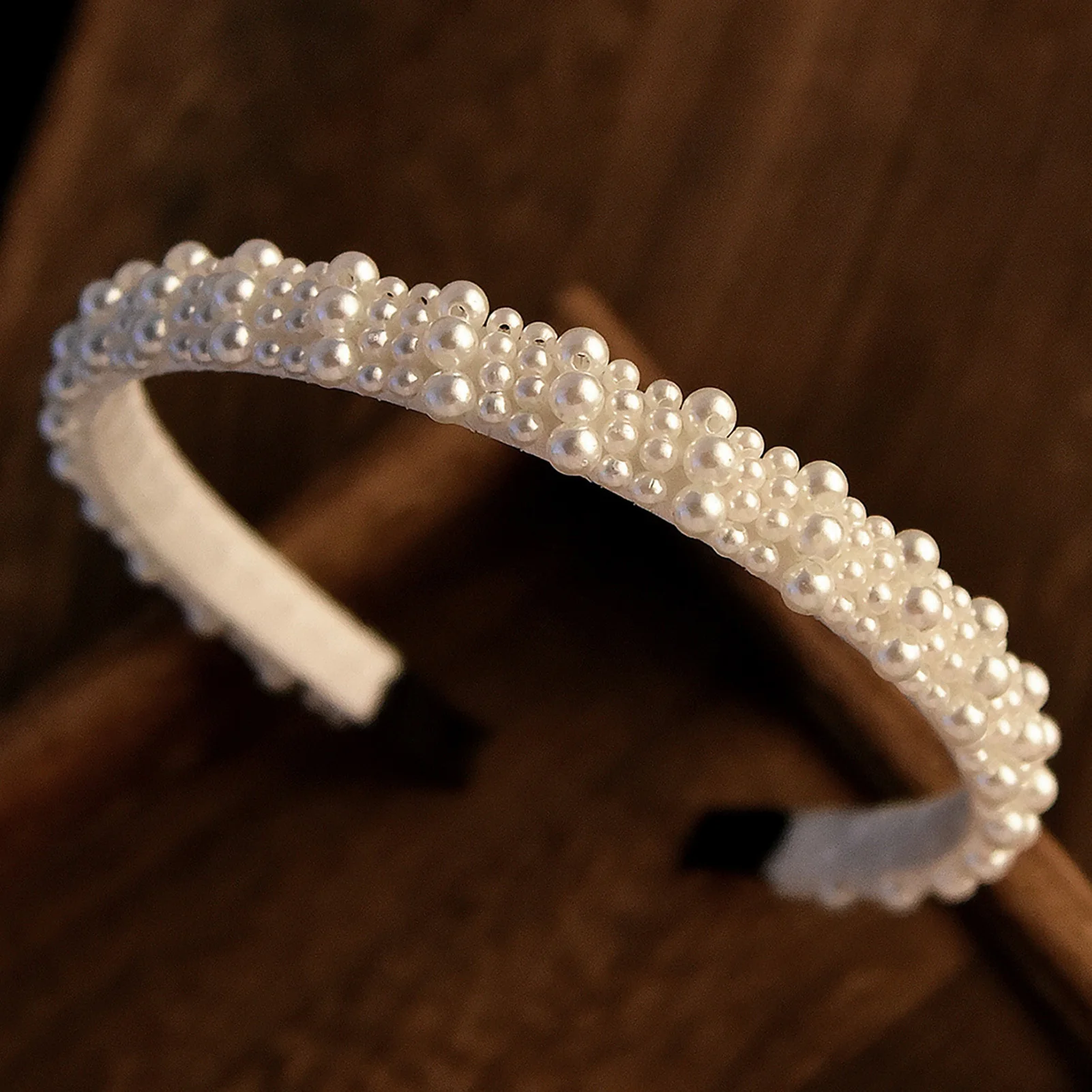 عصابات رأس لؤلؤية للنساء إكسسوارات شعر الحفلات سوب...