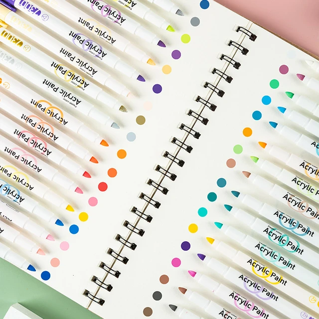 Wholesale Metallic Paint Bullet Journal Markers Set For Rock