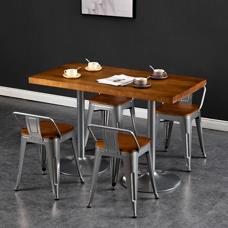 

Rectangle Industrial Dining Table Living Nordic Minimalist Modern Luxury Dining Table Space Savers Mesas De Jantar Furniture