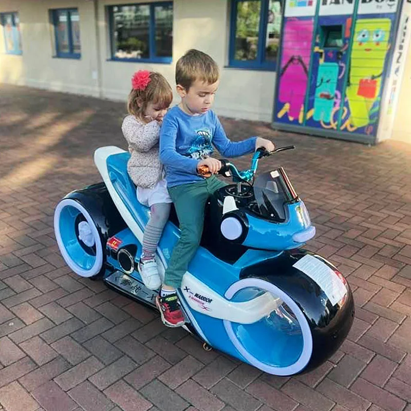 Electric Kid's Motorcycle Bumper Car Indoor Outdoor Riding Machine Amusement Park Commercial Product Playground Shopping Malls
