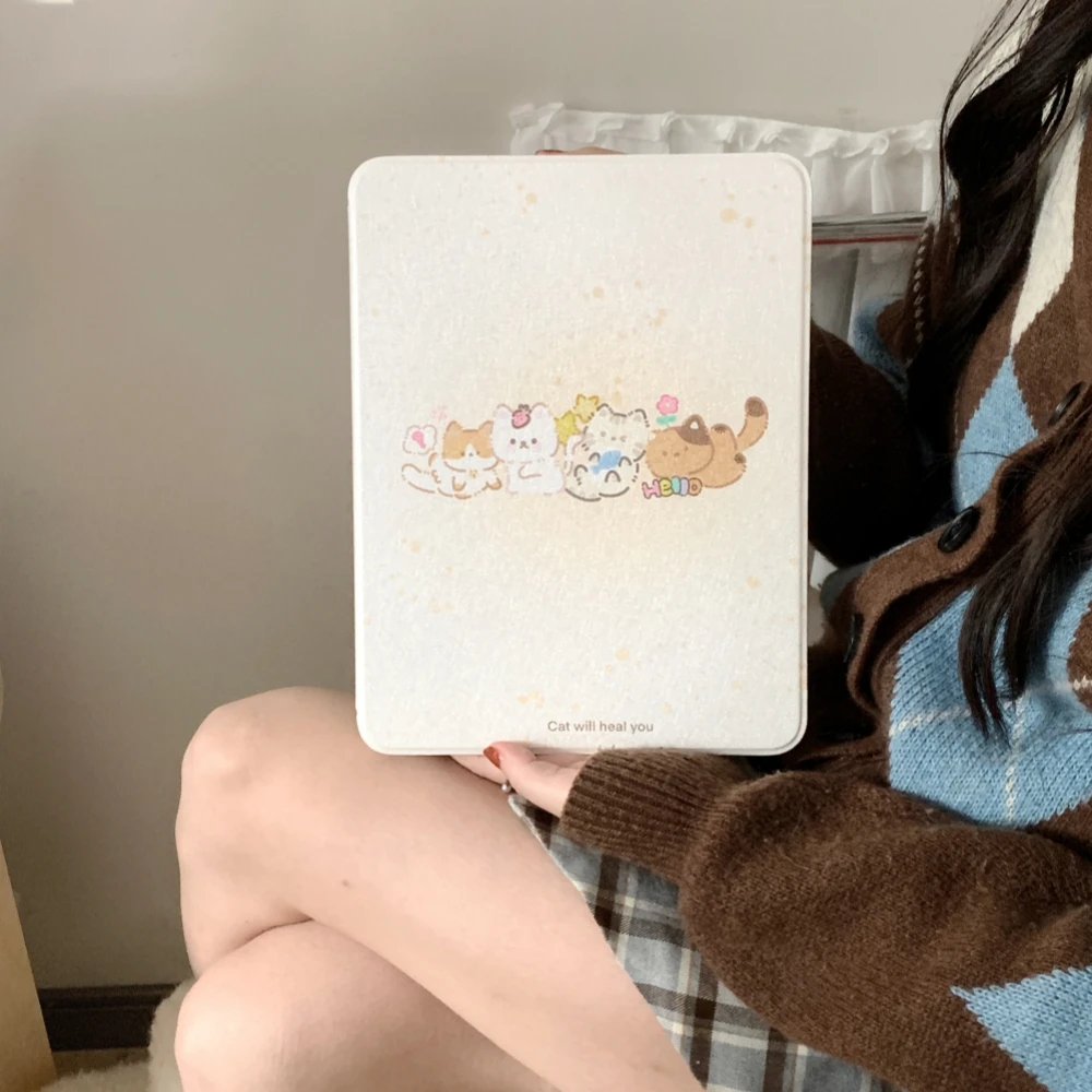 Cat Pattern Tablet Case For Apple iPad