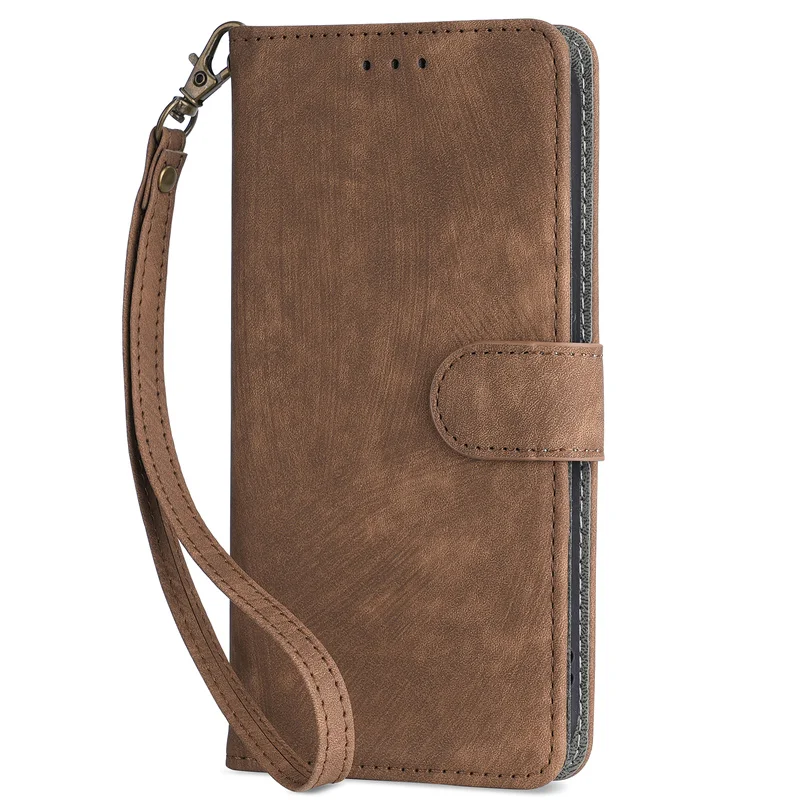 Premium Flip Protective Leather Phone Case with Magnetic Closure
