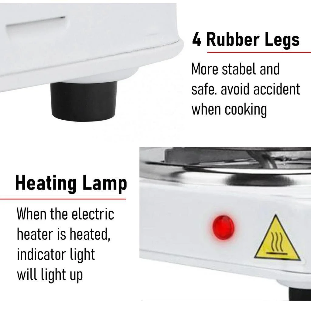Electric Furnace Household Mini Single Disc Burner Portable Hot Plate Mosquito Incense Furnace 1000W Kitchen Stove 4