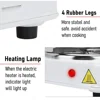 Electric Furnace Household Mini Single Disc Burner Portable Hot Plate Mosquito Incense Furnace 1000W Kitchen Stove 4