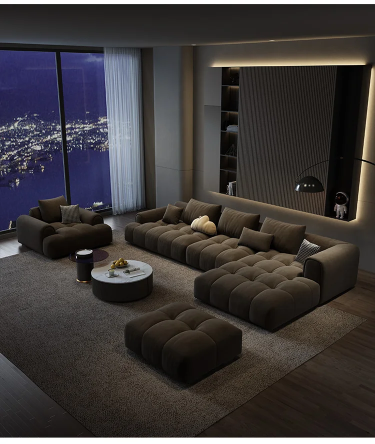 L Shape Living Room Sofas European Double Minimalist Luxury Sofas Modern Designer Divano Letto Matrimoniale Furniture Home