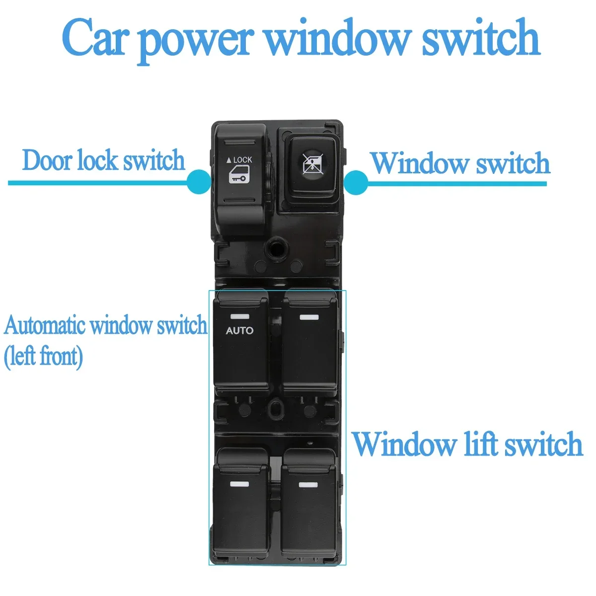 마스터 파워 윈도우 스위치 컨트롤 드라이버 사이드, 기아 2010 2011 2012 2013 2014 쏘렌토 자동차 액세서리 93570-2P100VA