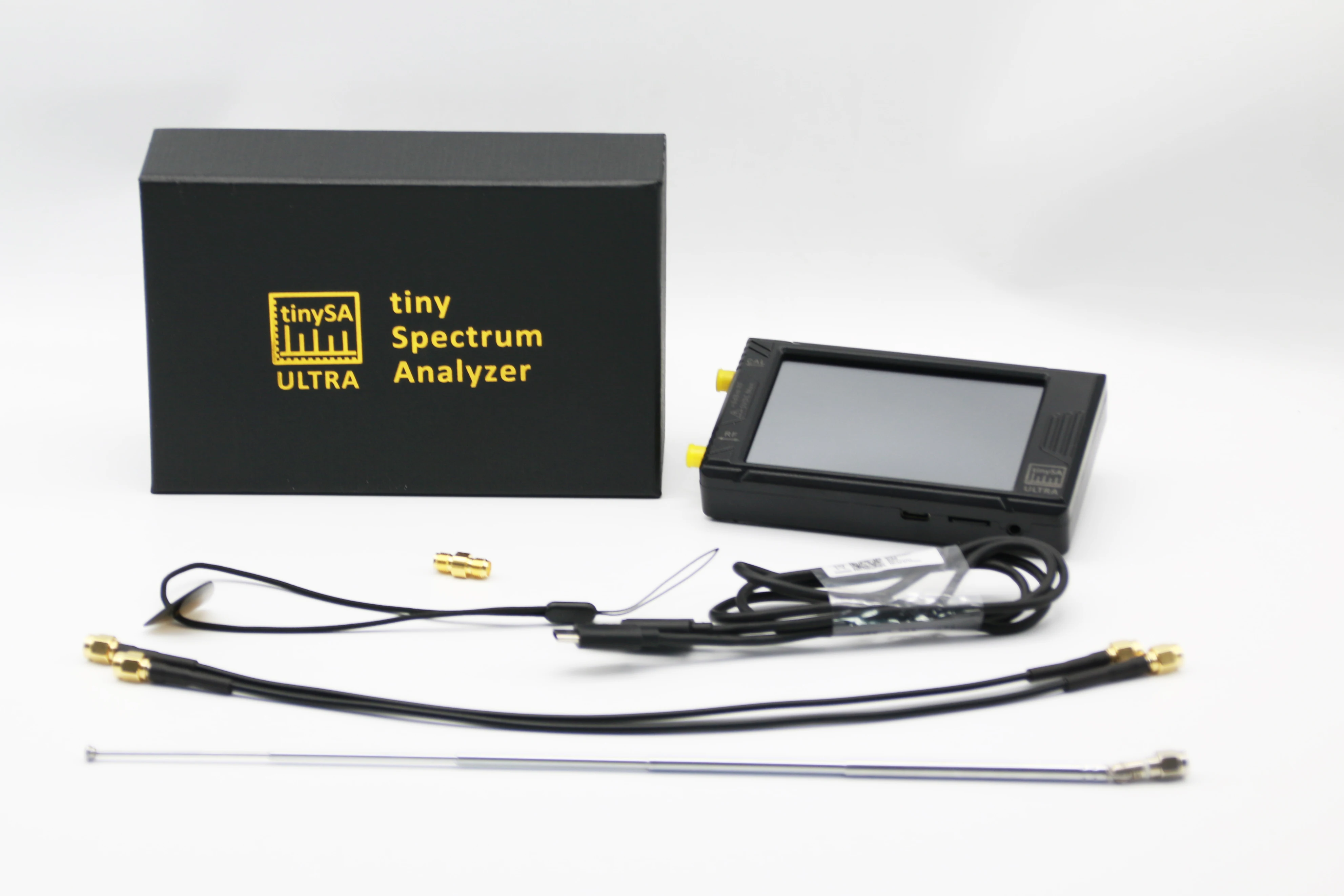   Ʈ м, TinySA Ʈ 4 ġ ÷, 100kHz  5.3GHz, 32GB ī , V0.4.5.1 Ʈũ  Lan Te