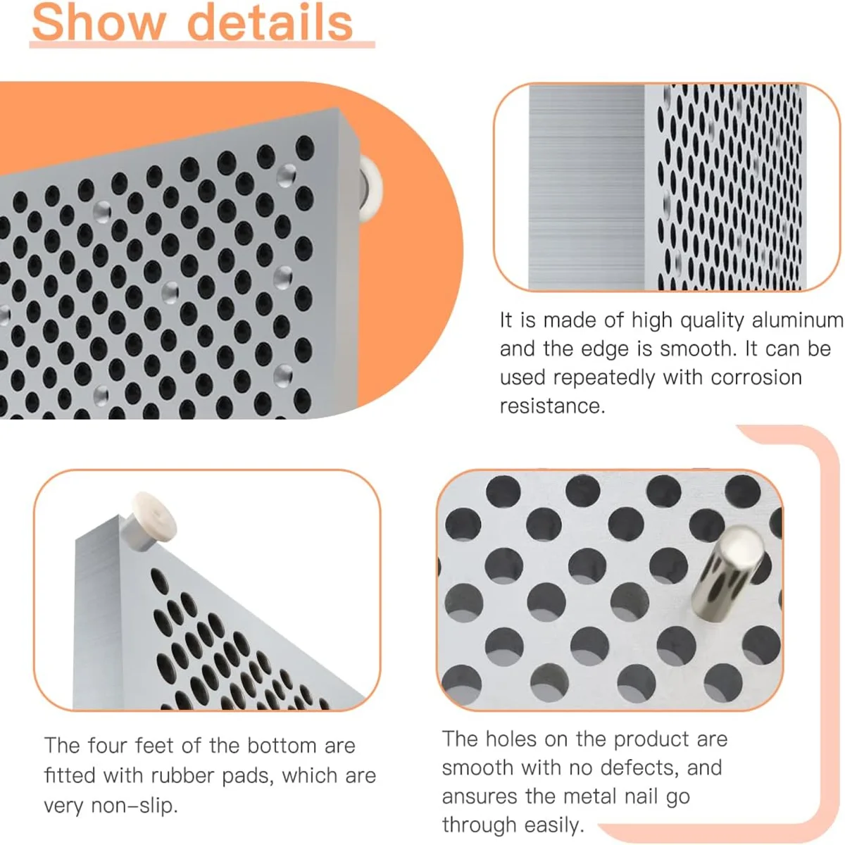 XUQIAN Wire Bending Jig Wire Deluxe Jig Kit Aluminum Wire Bender Jig 30 Adjustable Pegs Jewelry Making Tools Wire Wrapping Kit