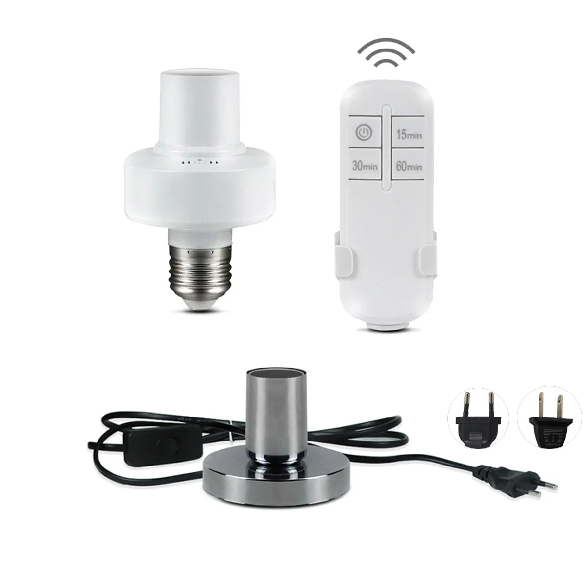 E27 LED Bulb UV Germicidal Lamp Timer Remoter 15/25W 110V 220V Home Toilet Shoes Box Indoor UVC Lamp Ozone Sterilization Lights uv disinfection lamp uv sterilization lamp