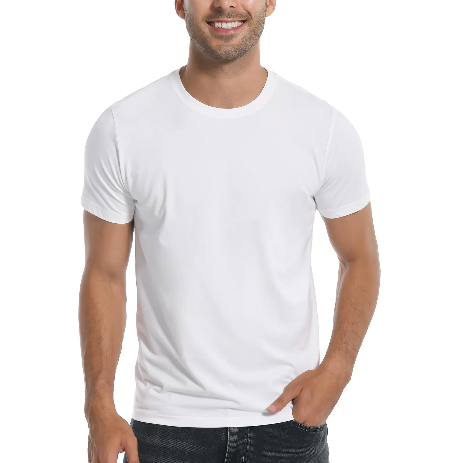 Men\'s Slim Fit Cotton T-Shirt 1