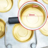 Mini Red Bean Cake Maker Gas Red Bean Toasting Machine 32 Holes Non-stick Egg Burger Stove Commercial Scones Machine 2