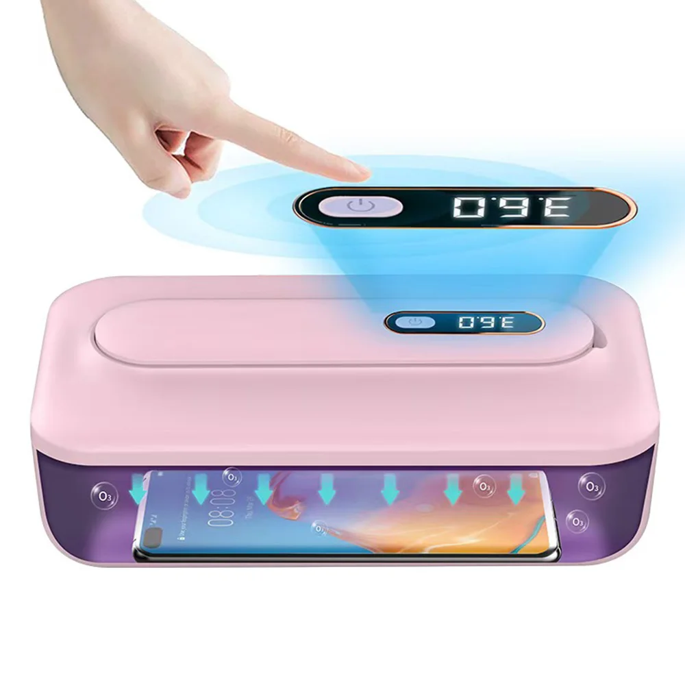Multifunktionale UV-Desinfektionsbox Esterilizador Anti Bakterien UV Handy Schmuck Make-up Pinsel Ozon Sterilisation USB Aufladen – Detail 11