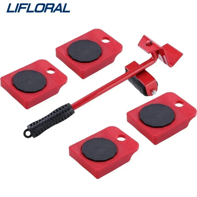Moving Universal Wheel Furniture Heavy Object Mover Tools Transportling Large Items Household Single Person Labor-saving Pulley 5