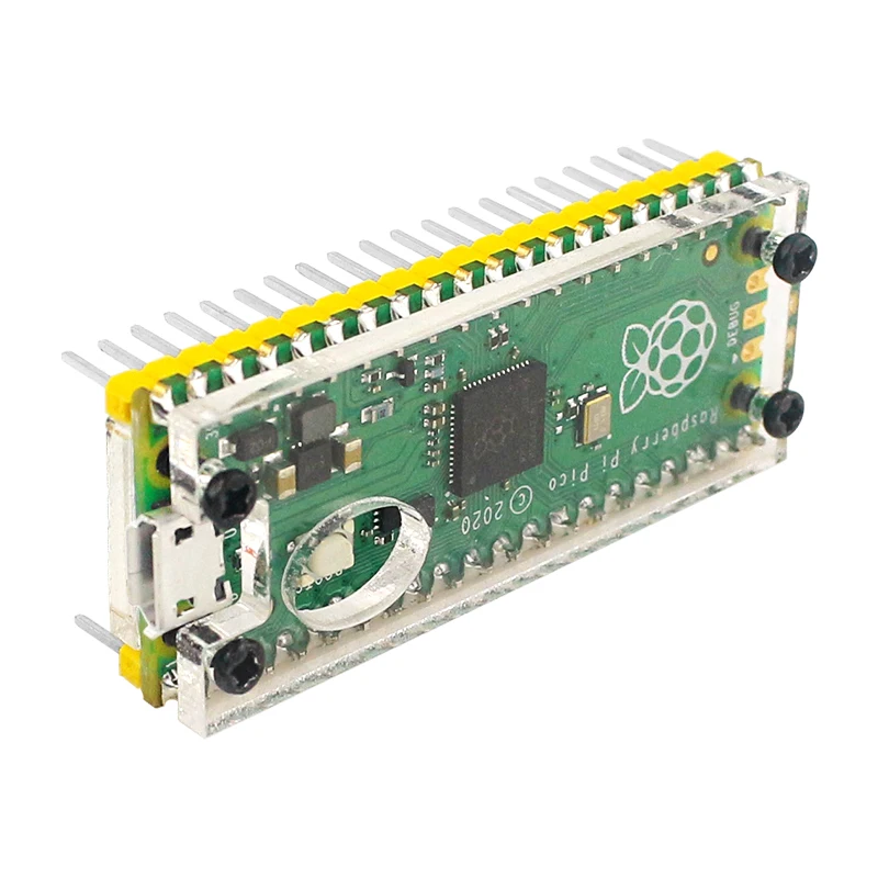 Raspberry Pi Pico Hülle Acrylschale Transparente Hülle für Pico Board RP2040 Mikrocontroller Mikrocomputer Pico W/Pico 2/Pico 2W – Detail 7