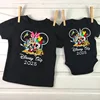 Disney Trip 2025 Family Matching Shirts Funny Mickey Minnie Tshirts Look Dad Mom Kids Tees Top First Disneyland Vacation Outfits 4
