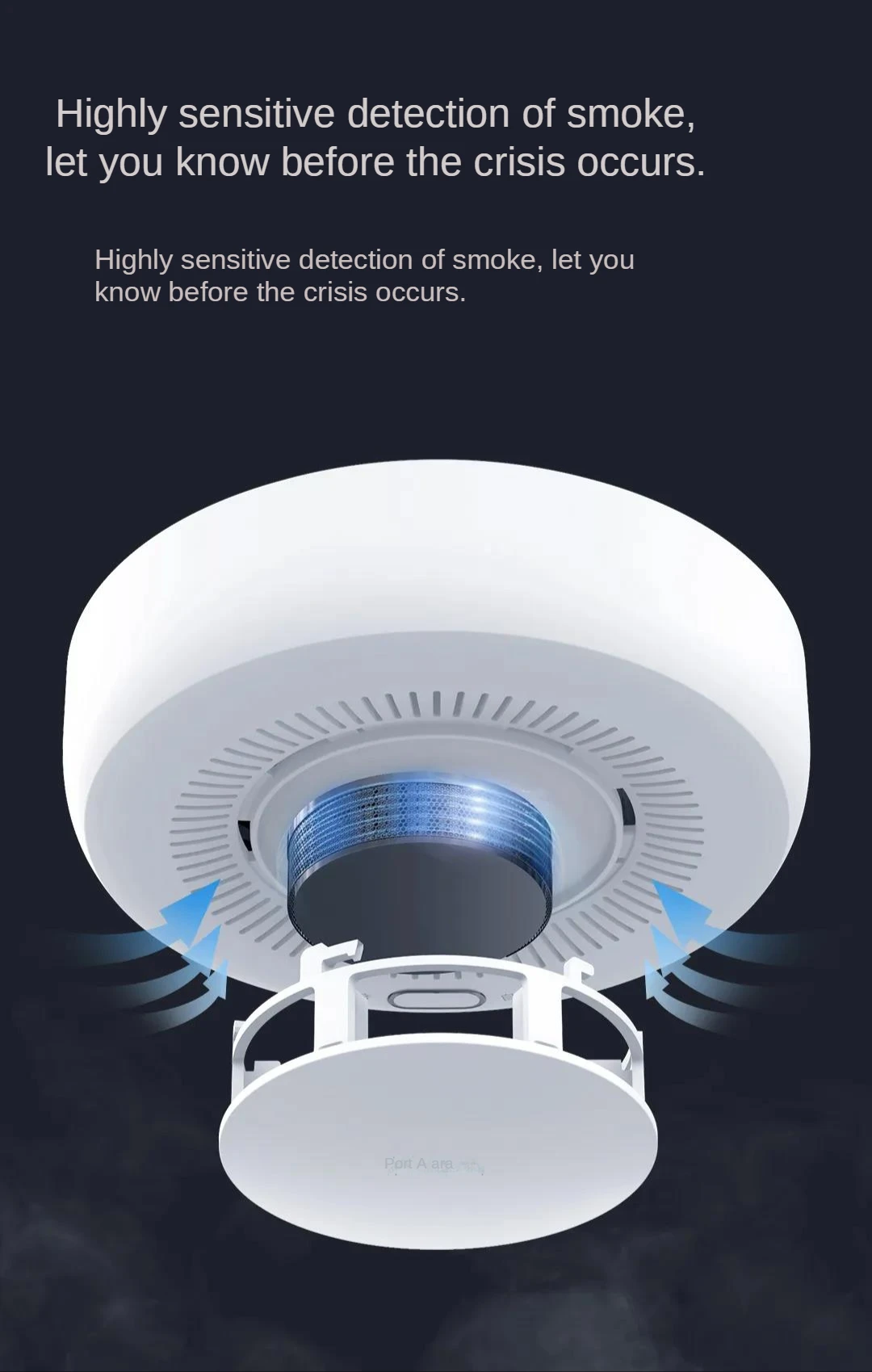 Smoke Detector Sensor Fire Alarm Zigbee 3.0 Monitor Sound Alert Home Security AP