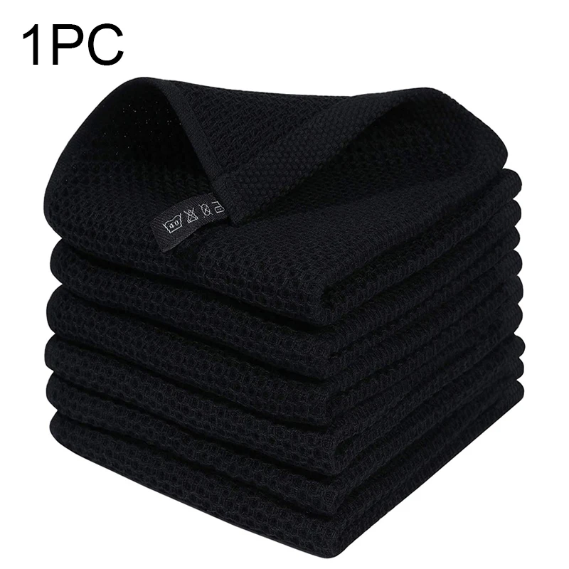Toalla de algodón, paño de cocina suave y absorbente, toalla de panal, toalla transpirable para lavar la cara, paño de limpieza para el hogar, paño de lavado
