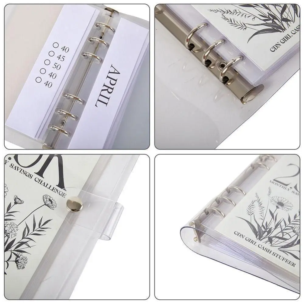 10K Envelope Savings Challenge Binder Budget Book Savings Binder Money Envelopes Money-Saving Organizer