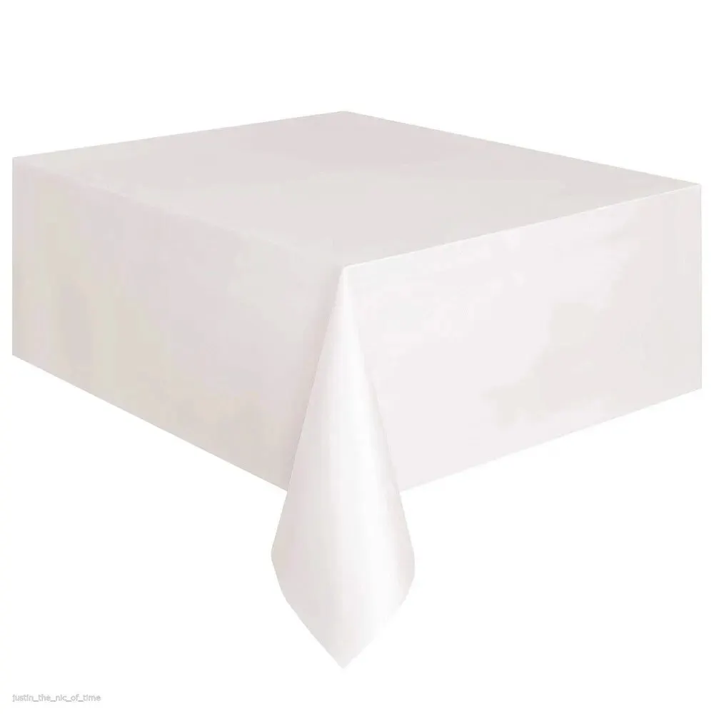 1PC Large Plastic Rectangle Table Cover Cloth Wipe Clean Party Tablecloth Covers party disposable tableware peva tablecloth