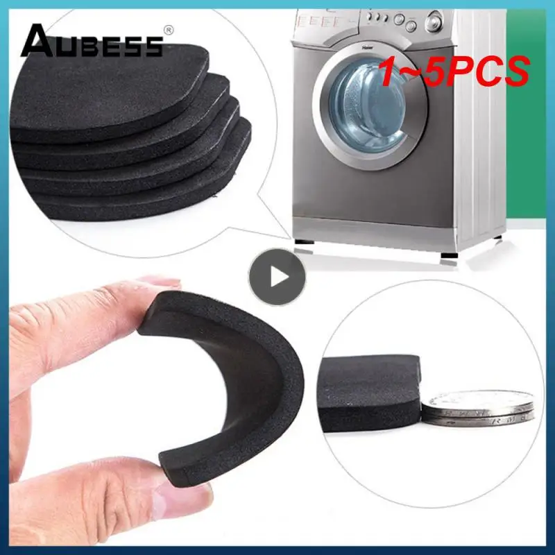 1~5PCS Anti Vibration Feet Pads Noise Reducing Non-slip Mat Pad Washing Machine Refrigerator Furniture Fixed Raiser Damper