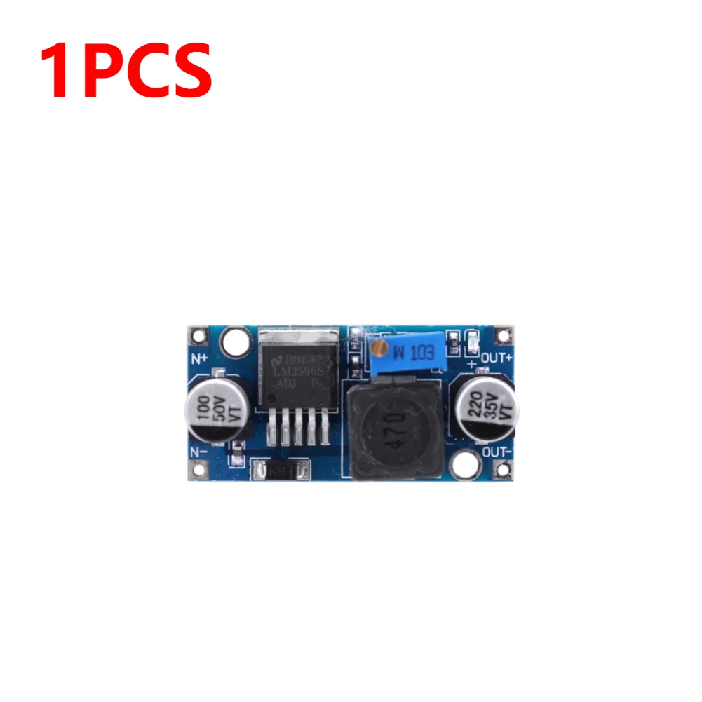 Modulo step down buck DC-DC LM2596S Regolatore di tensione regolabile DC/DC da 4,0 ~ 40 V a 1,25-37 V con voltmetro LED Javino  13