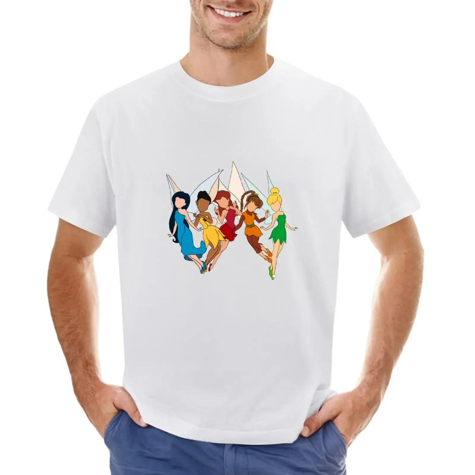 

Fairy Group T-shirt summer tops summer top quick-drying mens vintage t shirts