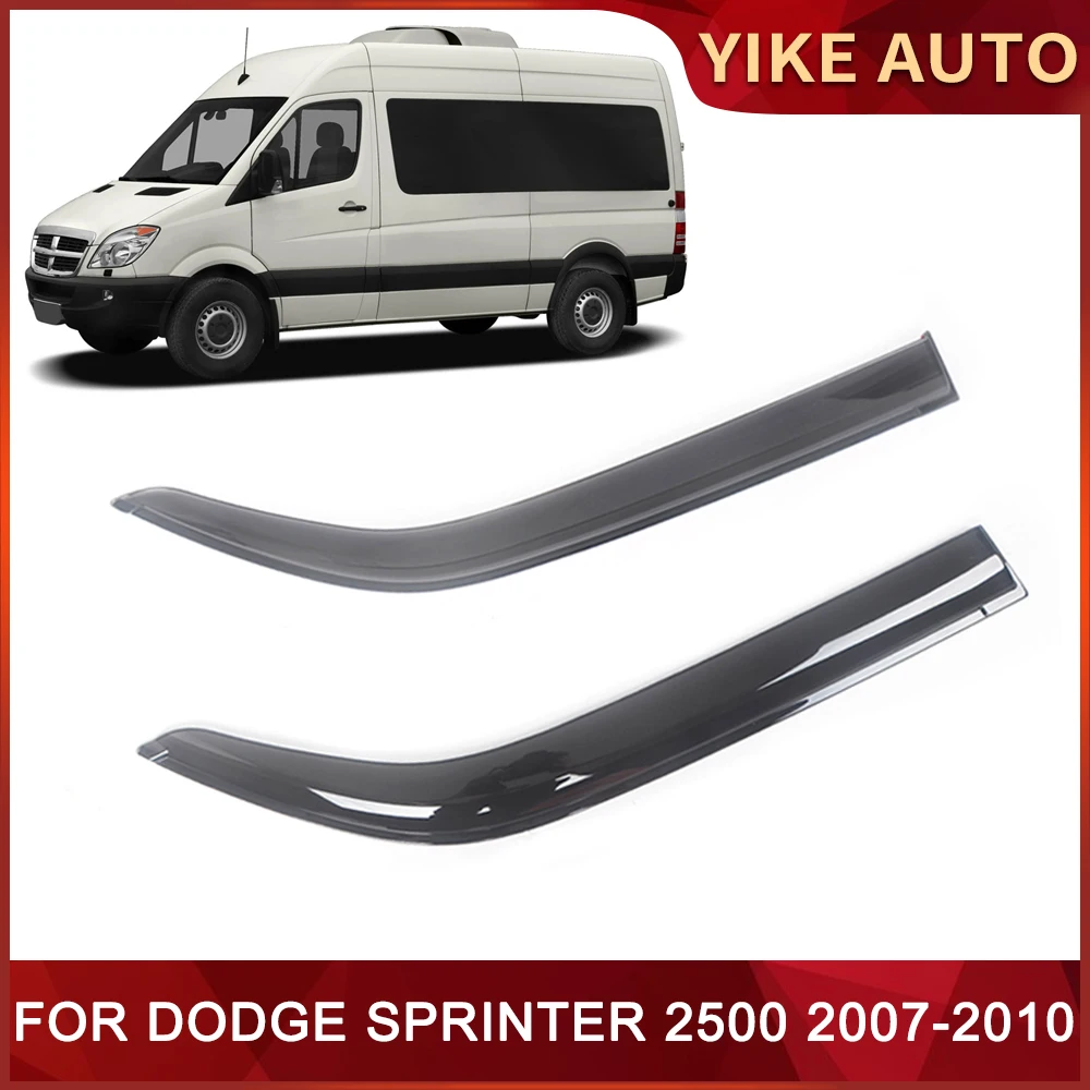 

Window Visor for DODGE SPRINTER 2500 2007-2010 Weathershied Door Visor Wind Sun Rain Guards Side Window Wind Deflectors Auto
