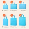 10/20 pieces wholesale Custom LOGO Eco Reusable Foldable Non-woven Fabric Gift Bag Non Woven Shopping Tote Bag with Handle 3