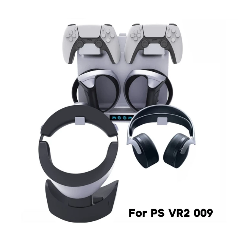 Магнитная зарядная док-станция RGB для игрового контроллера PVR2, вешалка для зарядной станции, настольный и настенный держатель