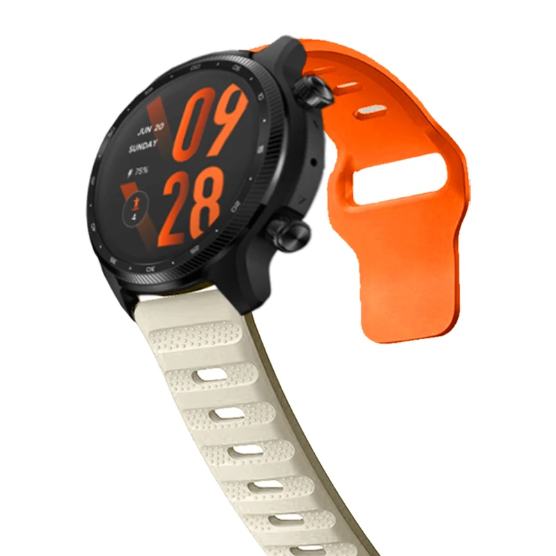 

Ремешок спортивный силиконовый для Ticwatch Pro 3 Ultra GPS LTE / GTX / GTH 2