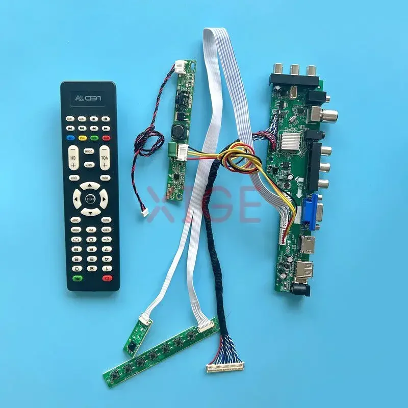 

Controller Driver Board Fit LTM238HL02 LTM238HL06 USB+DHMI+VGA+AV LVDS 30-Pin 23.8" LCD Monitor DVB Digital Signal Kit 1920*1080