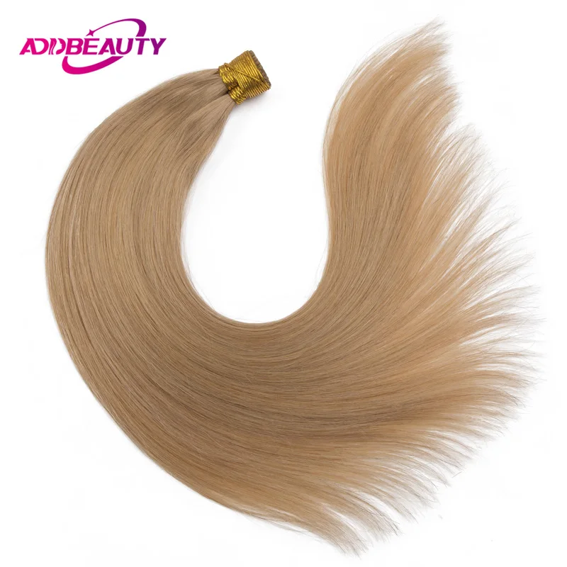 ITIP Human Hair Extensions Straight Brazilian Natural Keratin Capsule Highlight Fusion 613#